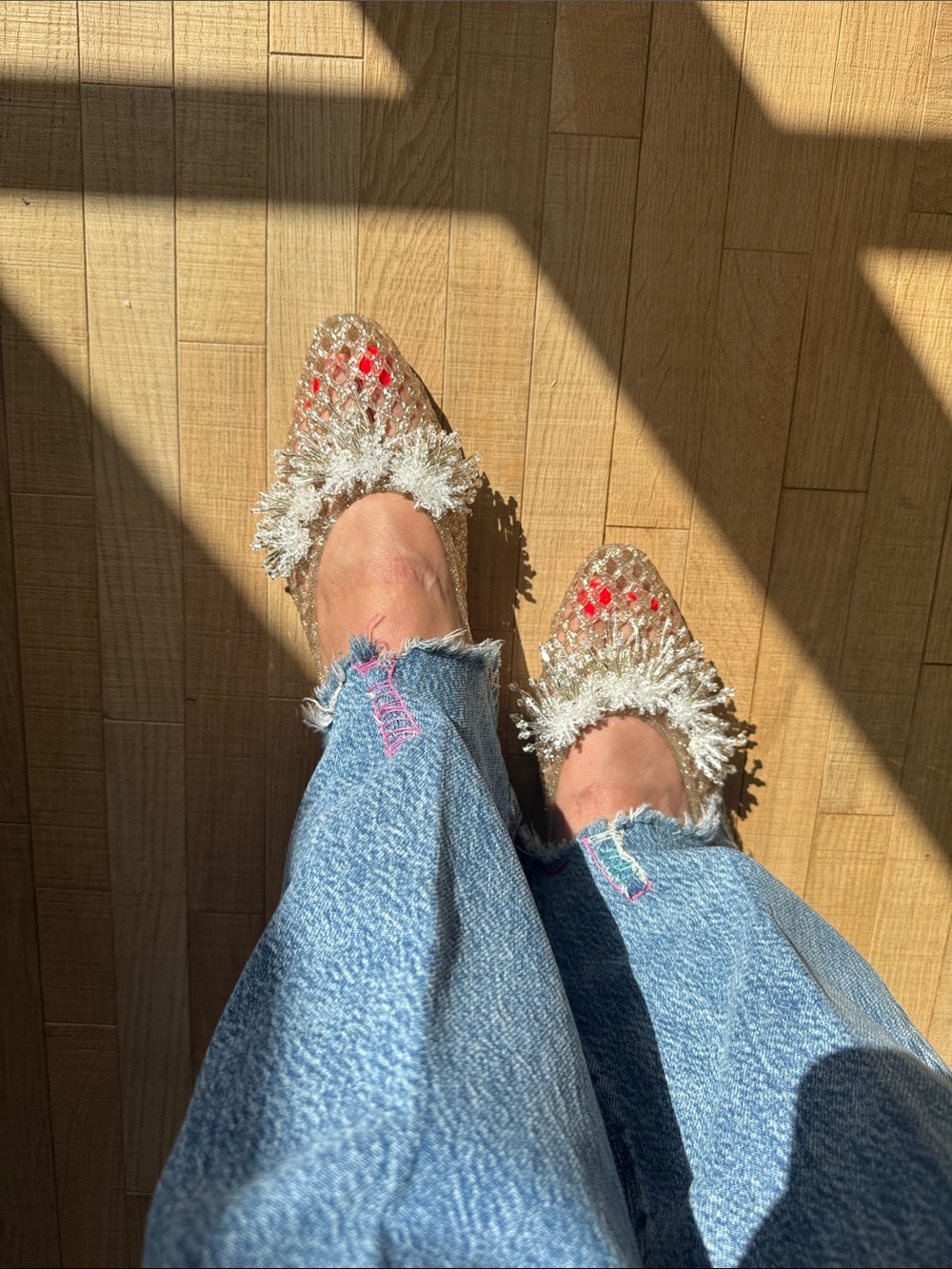 Jelly shoes — with ❤️ from Paris